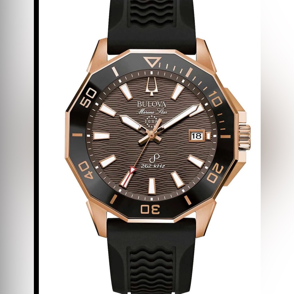 Bulova Marine Star Hpq Precisionist Brown Chocolate Dial Men's Watch